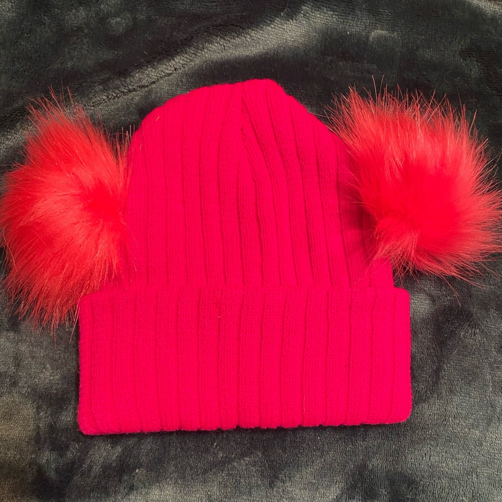 Girls pink hat